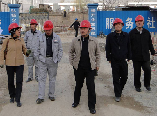 總工王慶偉一行到工地指導(dǎo)工作